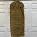 Vintage Garment Bag Dress Storage Paisley Fabric Metal Zipper