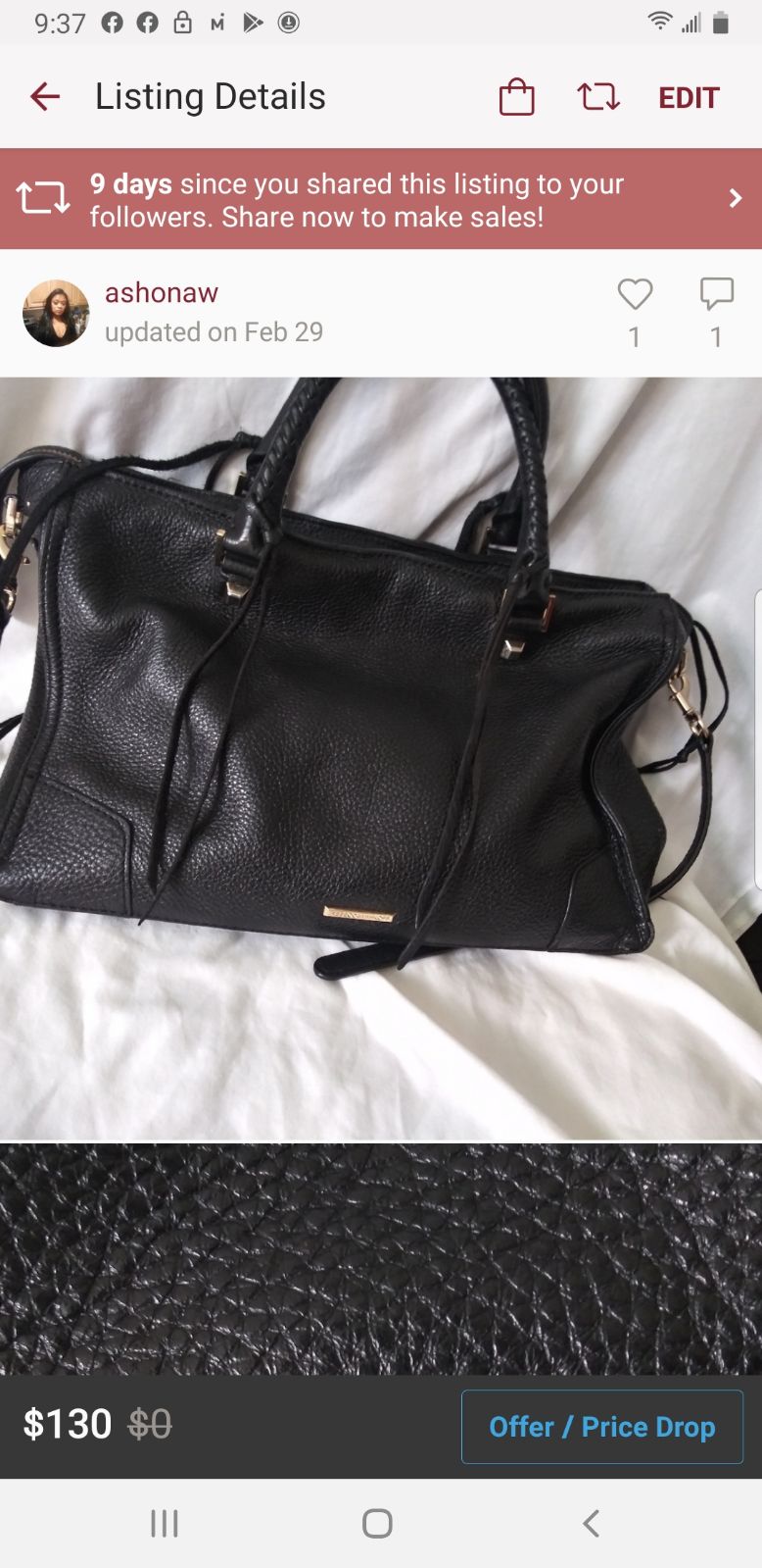 Rebecca minkoff handbag