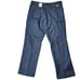 DICKIES Mens 42 UU Navy Canvas Straight Occupational Wear Trouser Pants LP7000DN