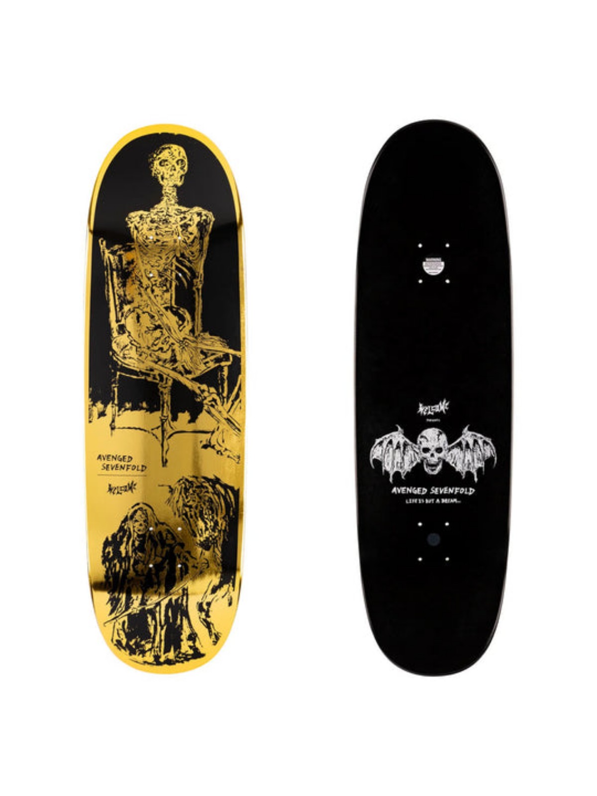 Welcome X Avenged Sevenfold Life is But a Dream Skate Deck