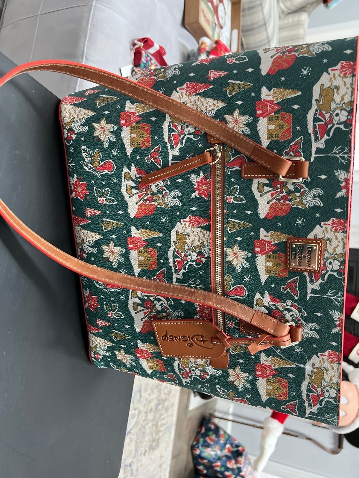 Dooney & Bourke Disney Christmas tote bag