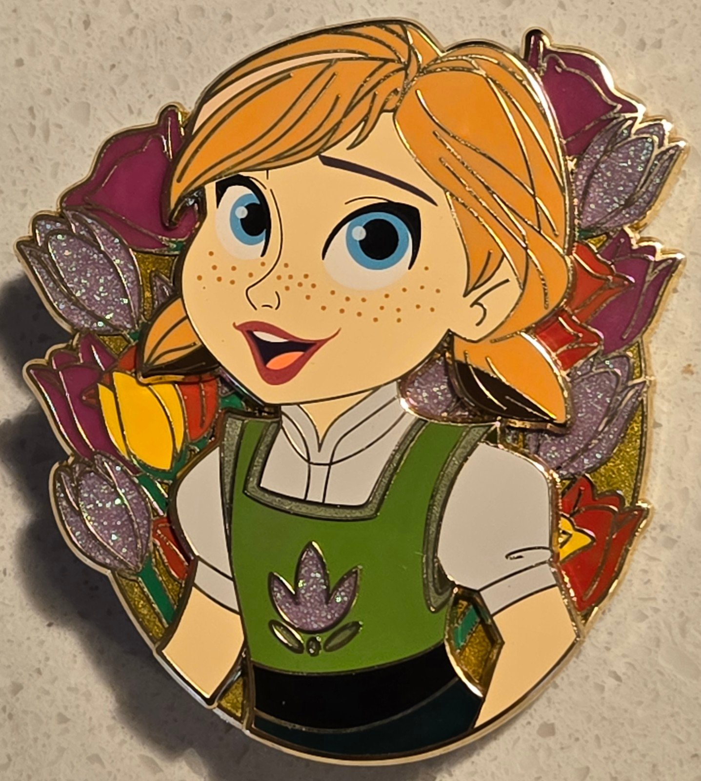 Disney Frozen Baby Toddler Anna Pop Fantasy Pin LE Elsa Olaf Kristoff Sven Snow