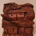 HandCarved Wooden Honduras Jewelry Storage Box Chest [C-55]