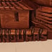 HandCarved Wooden Honduras Jewelry Storage Box Chest [C-55]