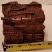HandCarved Wooden Honduras Jewelry Storage Box Chest [C-55]