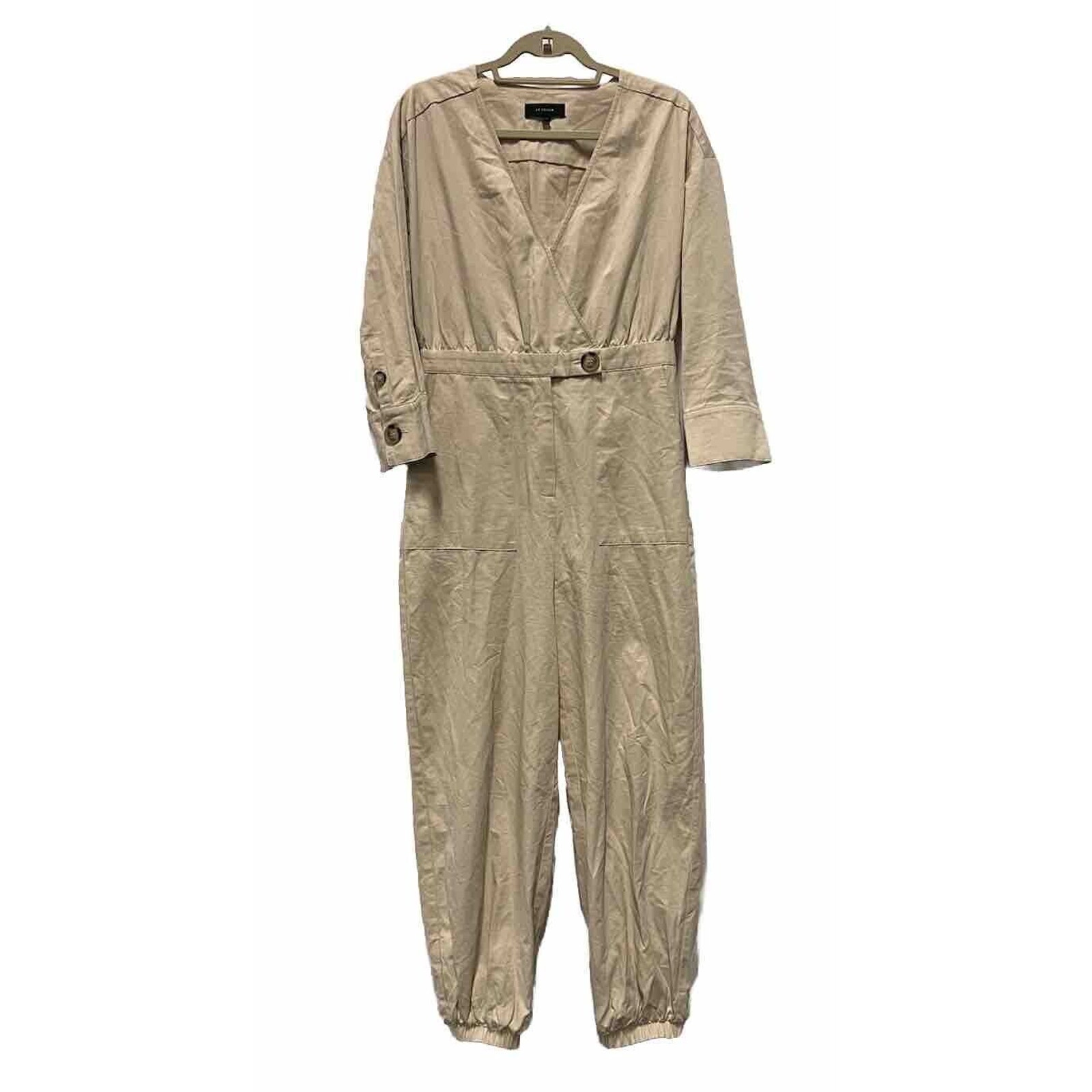 En Saison Jumpsuit Women's Medium Beige