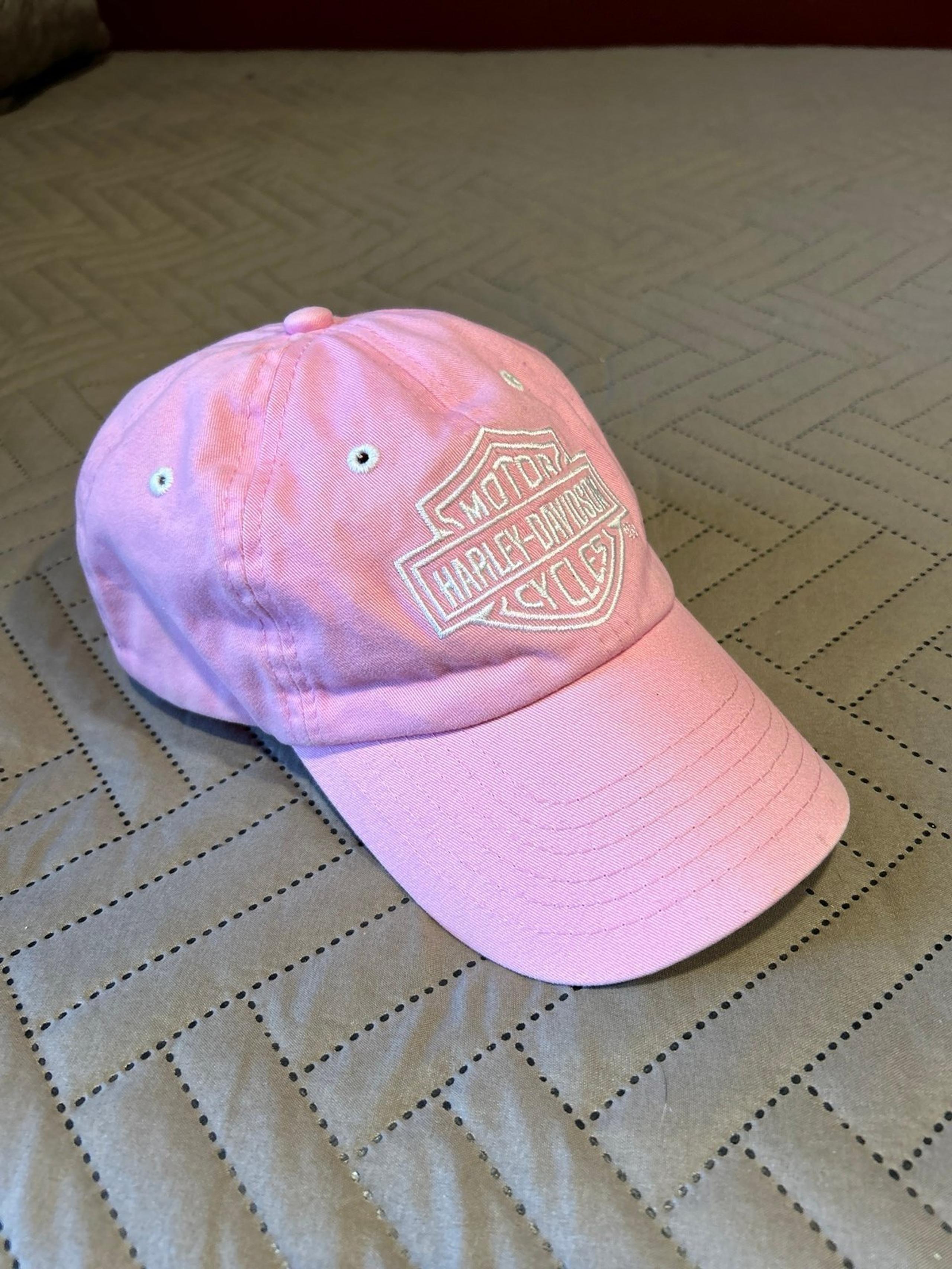 womens Harley-Davidson white & pink