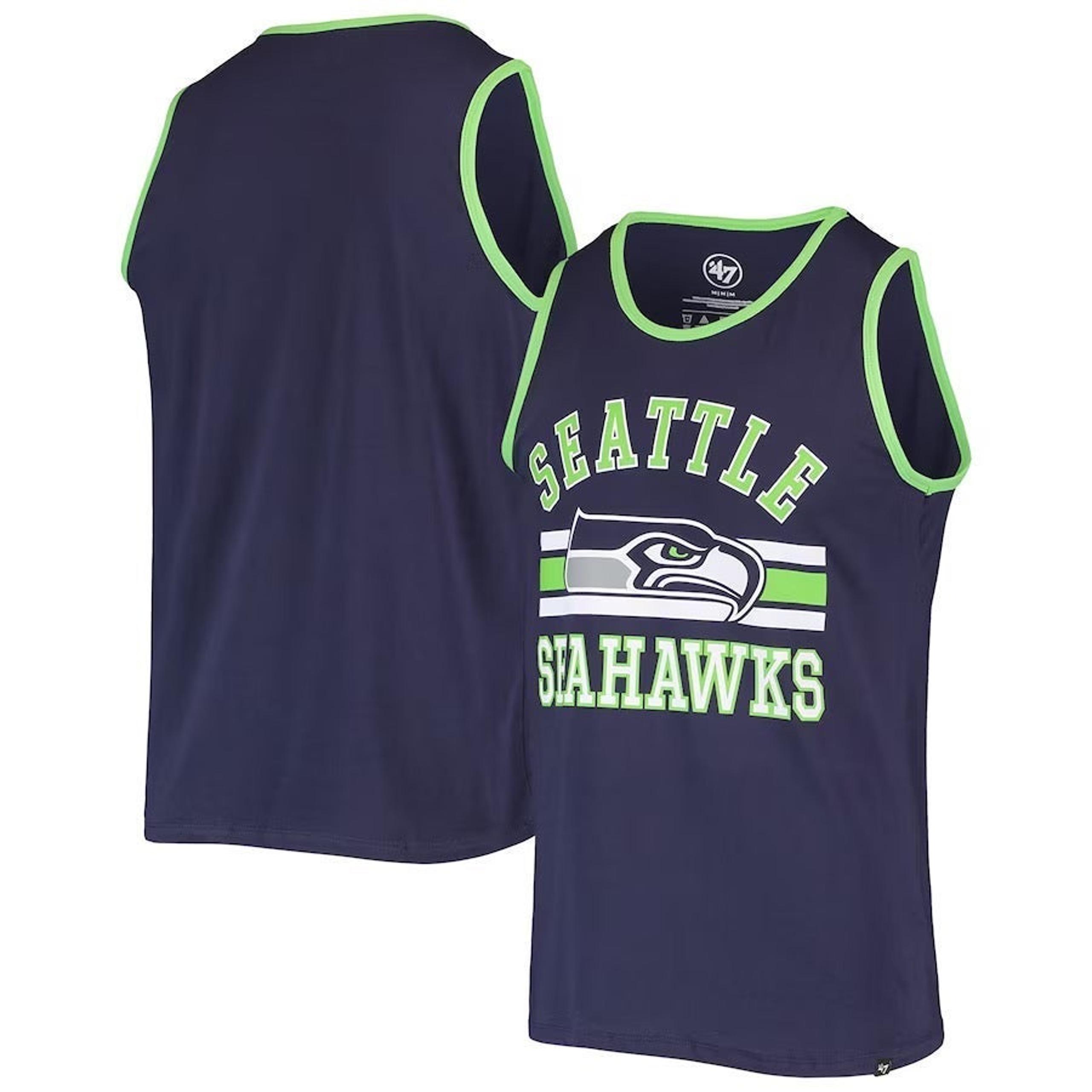 NWT men's medium 47 brand Seattle Seahawks team edge super rival tank top NFL