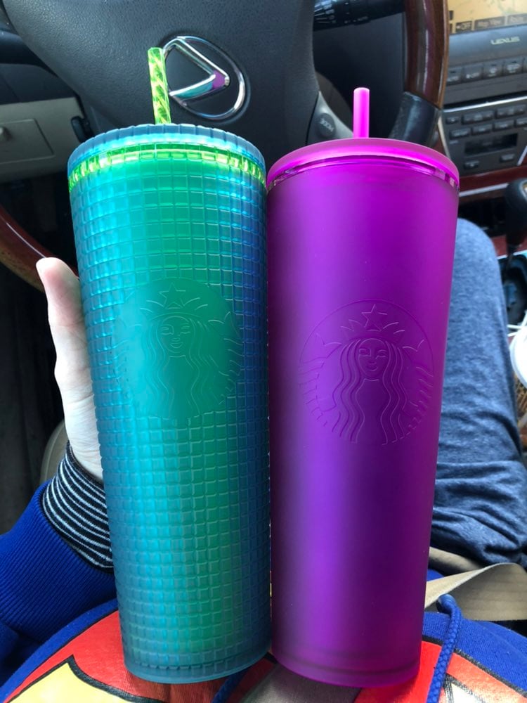Starbucks tumbler studded