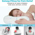 NEW Cervical Neck Pillow, Side Sleeper Pillow for Neck Pain Relief Queen Size