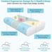 NEW Cervical Neck Pillow, Side Sleeper Pillow for Neck Pain Relief Queen Size