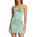 SER.O.YA Green Nautical Farah Silk Dress NWT Size XS