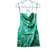 SER.O.YA Green Nautical Farah Silk Dress NWT Size XS