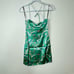 SER.O.YA Green Nautical Farah Silk Dress NWT Size XS
