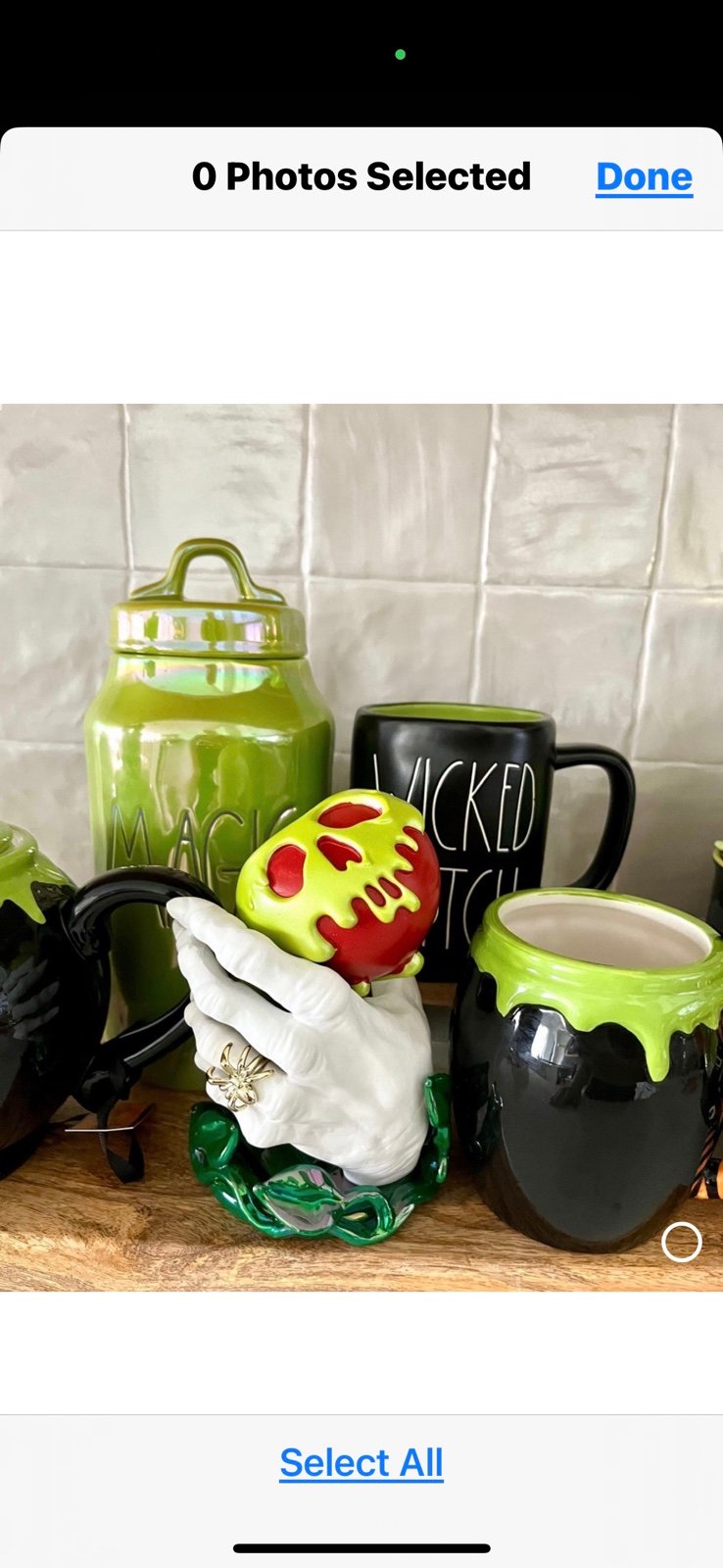 Halloween witch hand candle holder