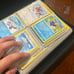 Pokemon book with 175 pokemon cards and other 7 pokemon cards