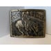 VTG 1980s **END OF THE TRAIL** JAMES EARL FRASER SOLID BRASS BUCKLE