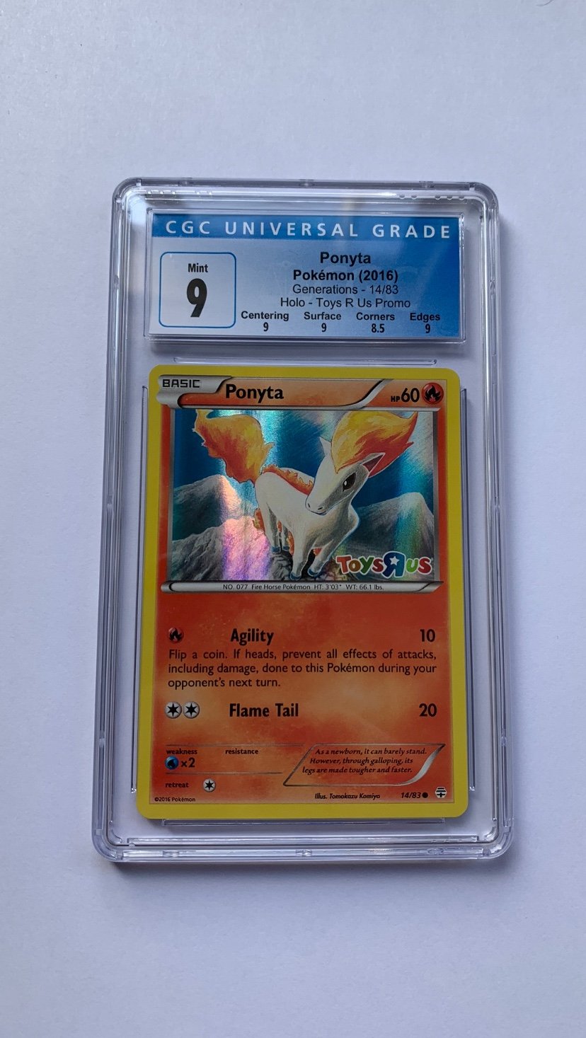 Pokemon Ponyta Toys R Us Promo 14/83 Generations 2016 CGC Mint 9