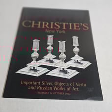 Christie's Important Silver Objects of Vertu Russian Works of Art Oct. 24, 2002