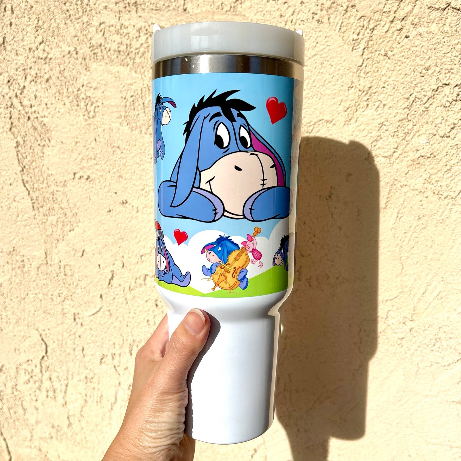 Disney Winnie the Pooh Eeyore Tiger Brand NEW 40 oz Tumbler double wall stainles