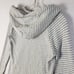 JAMES PERSE Hoodie Pullover Striped 100% Cotton Gray Sweatshirt size M Casual