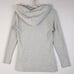 JAMES PERSE Hoodie Pullover Striped 100% Cotton Gray Sweatshirt size M Casual