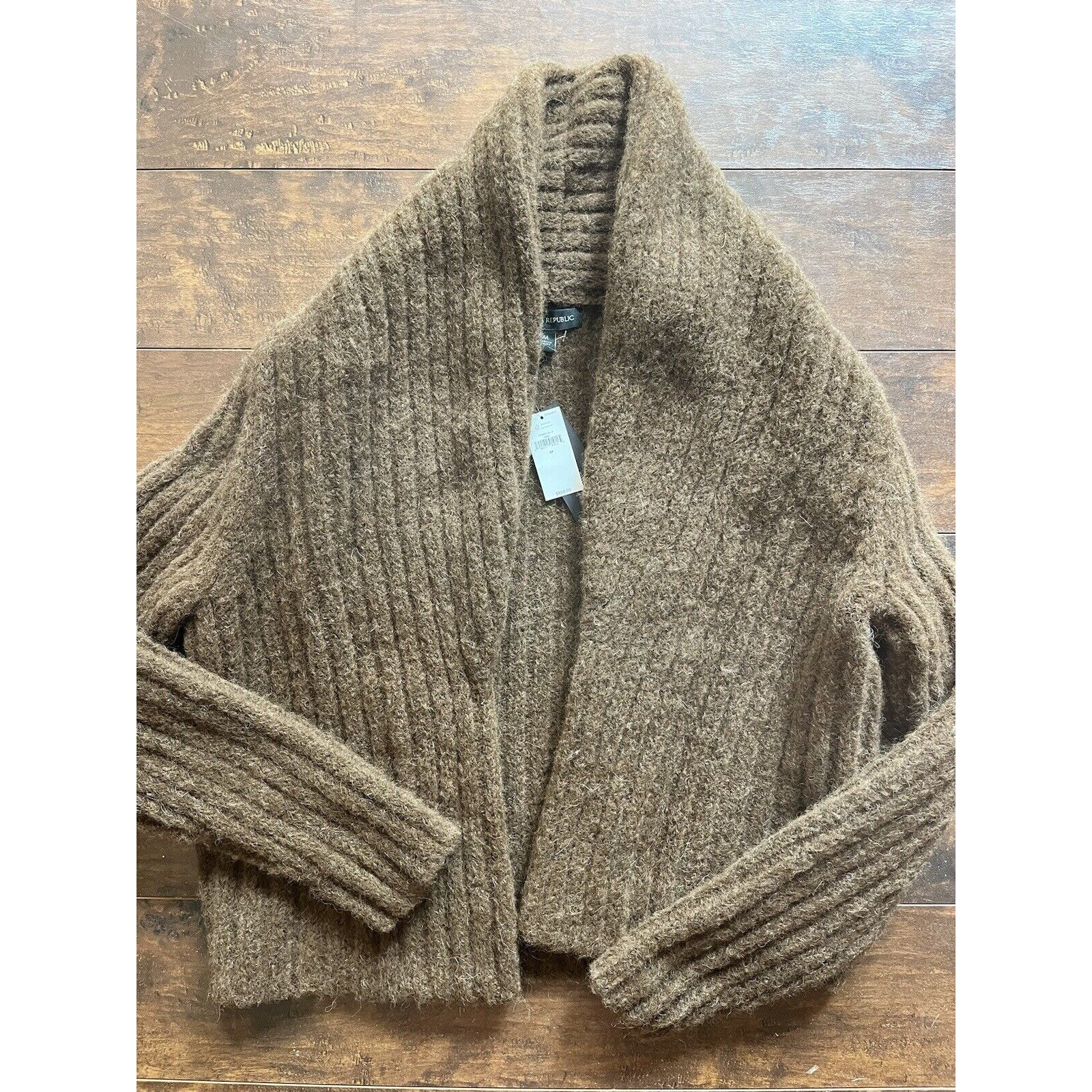 Banana Republic Brown Casual Slouchy Cozy Alpaca Blend Cardigan NWT M