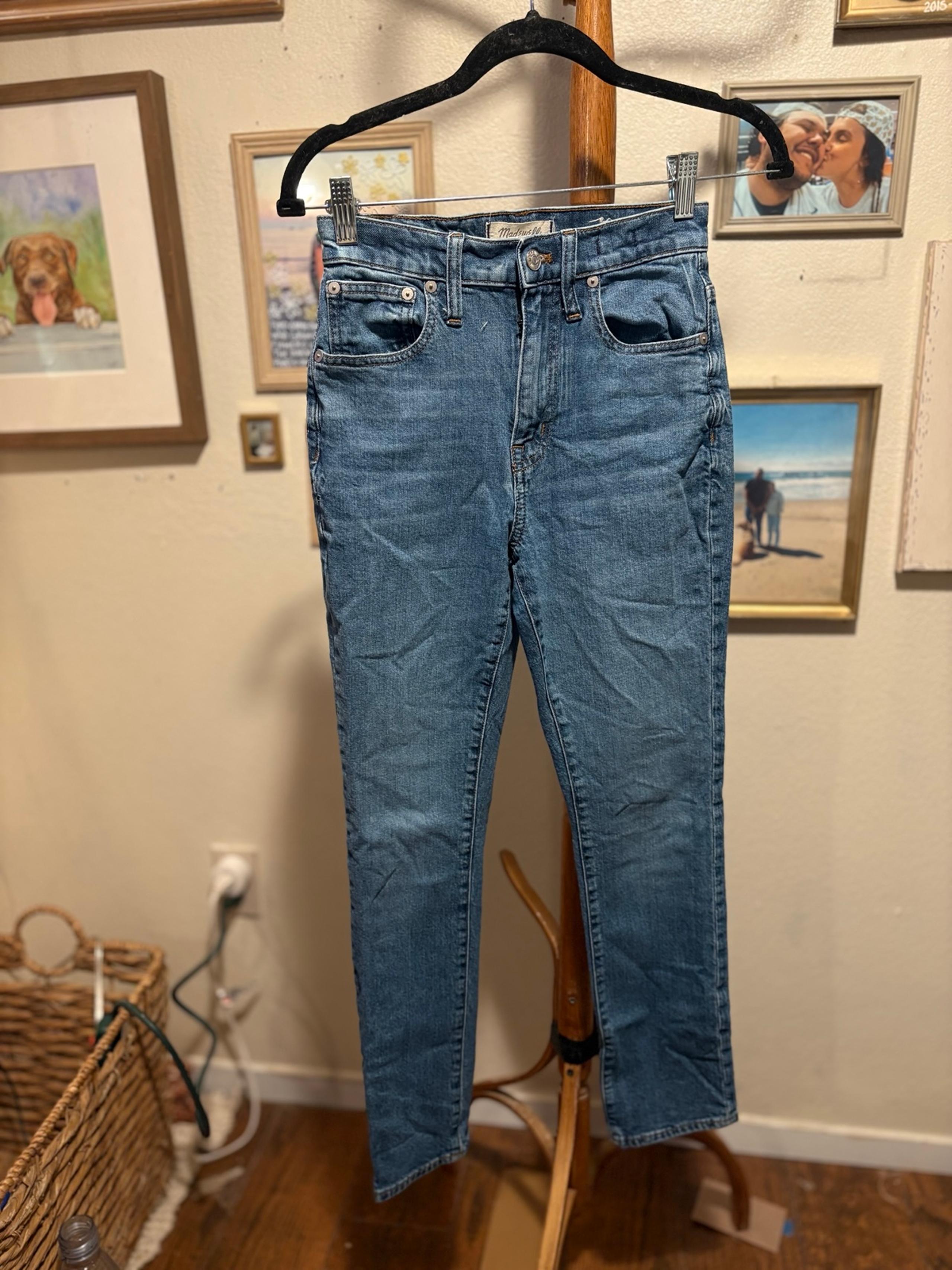 Madewell Women’s High Rise Slim Boy Jeans (24)