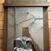 Vintage 1980’s Reverse Painted Acrylic Woodland Winter Owl Wooden Bird Picture