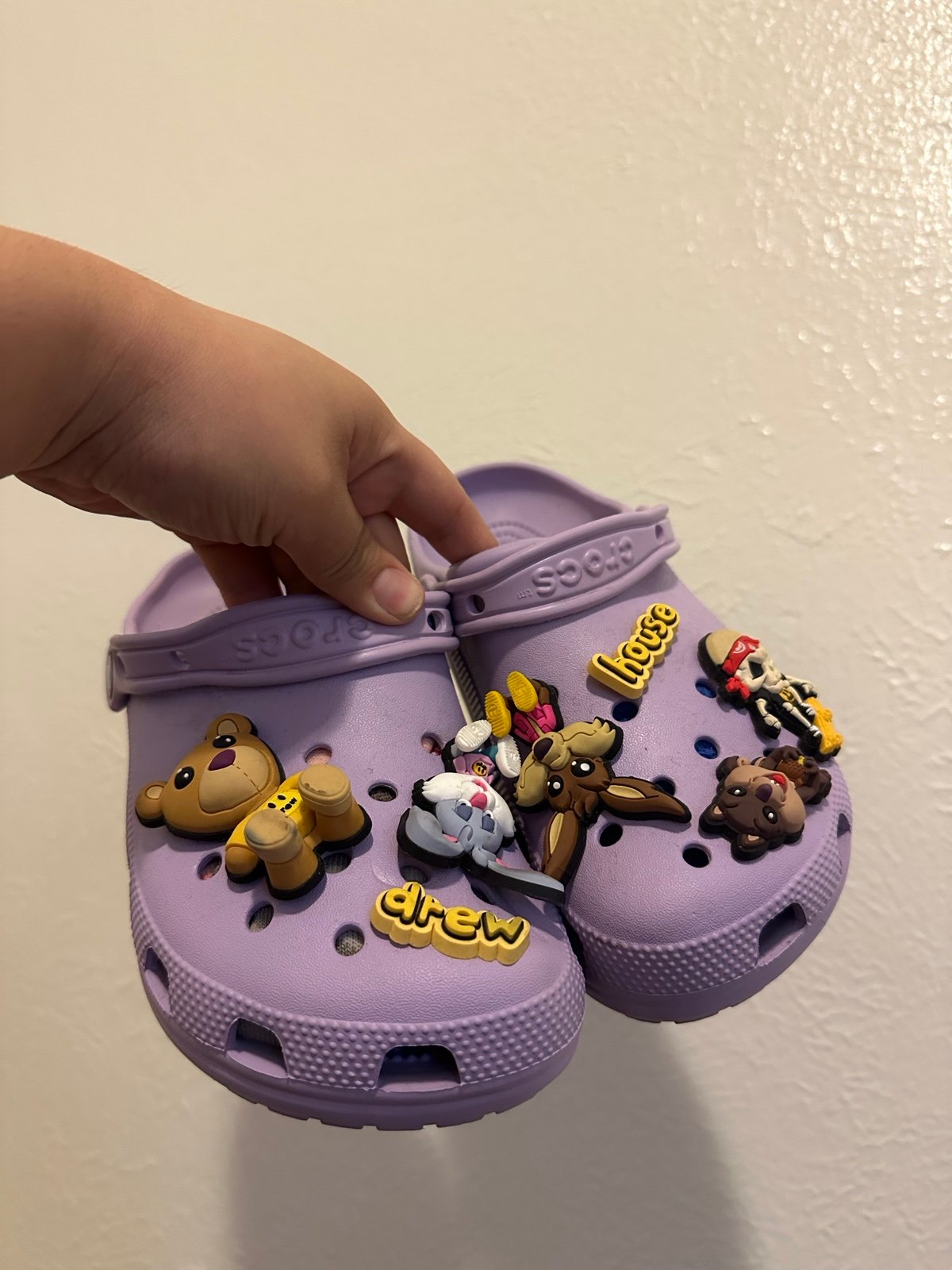 Justin Bieber x drew crocs