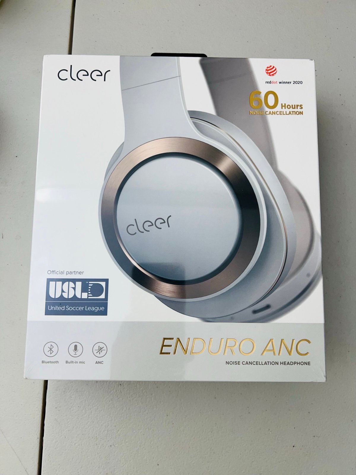 Cleer Audio Enduro ANC Noise Cancelling Headphones, Long Lasting 60 Hour Battery