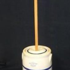 Antique Pottery Stoneware . Butter Churn Crock
