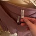 Athleta Nighttime Bliss 3 piece pajama set in Dark Sugarplum Mauve