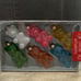 NEW Sugarplum Dreams Glass Multicolor Gummy Gumi Bear Ornament Set