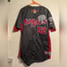 Rawlings Lugnuts Black and Red Jersey Size Xl Pre-owned