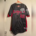 Rawlings Lugnuts Black and Red Jersey Size Xl Pre-owned