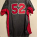 Rawlings Lugnuts Black and Red Jersey Size Xl Pre-owned