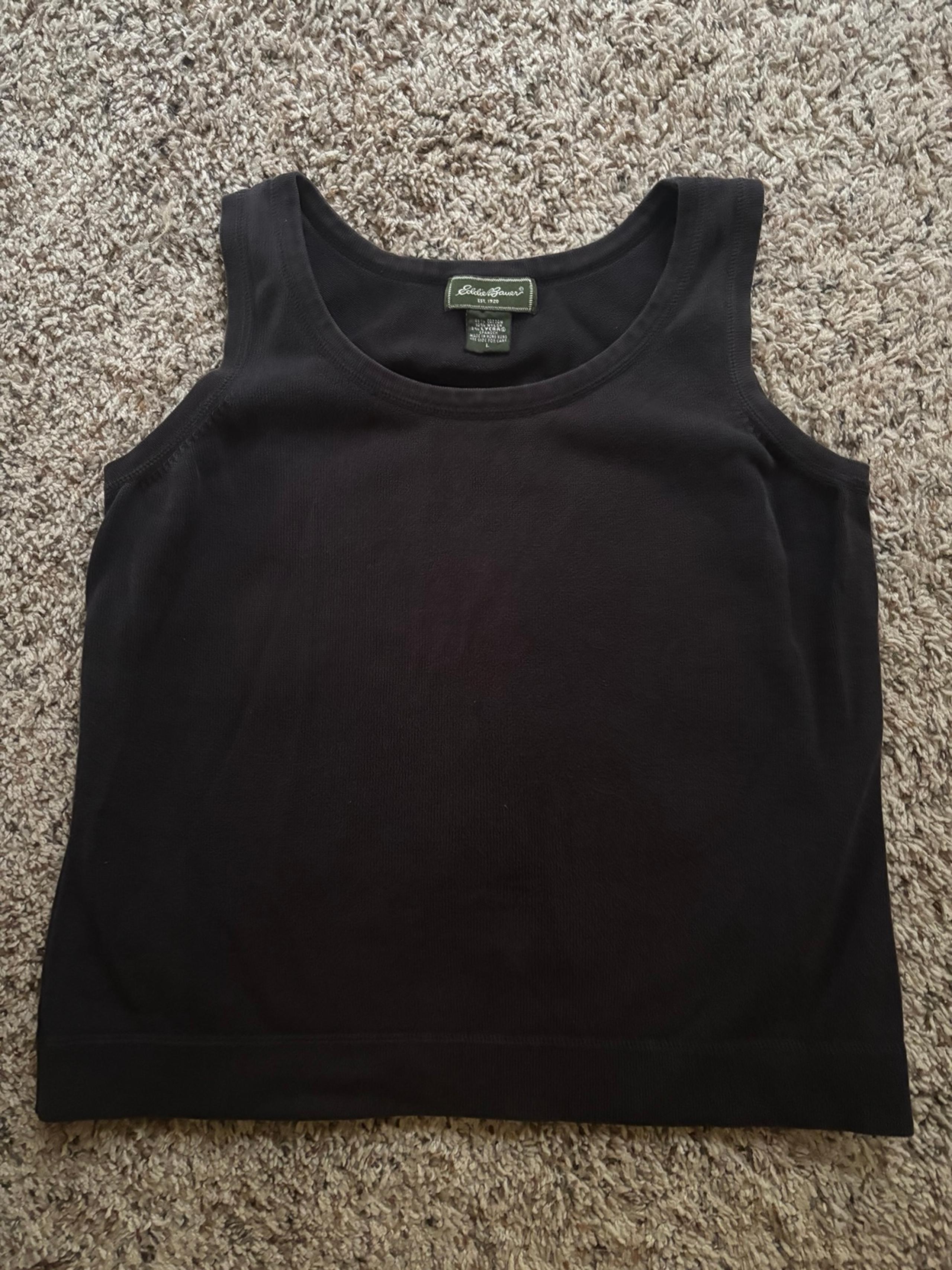 Eddie Bauer Black Women’s Tank Top Size Large