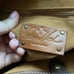 Patricia Nash Brown Distressed Leather Ergo Studded Satchel Shoulder Bag