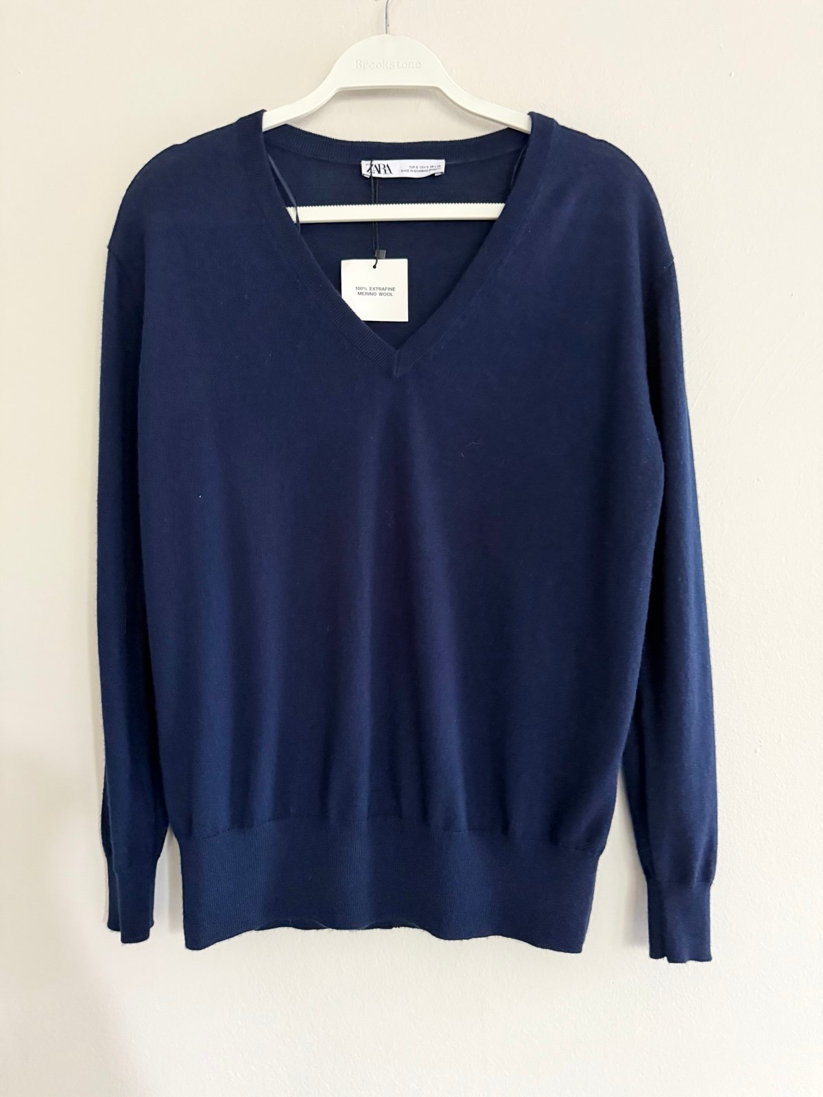 最新最全の ZARA Cable Knit V-Neck Sweaters | Mercari トップス