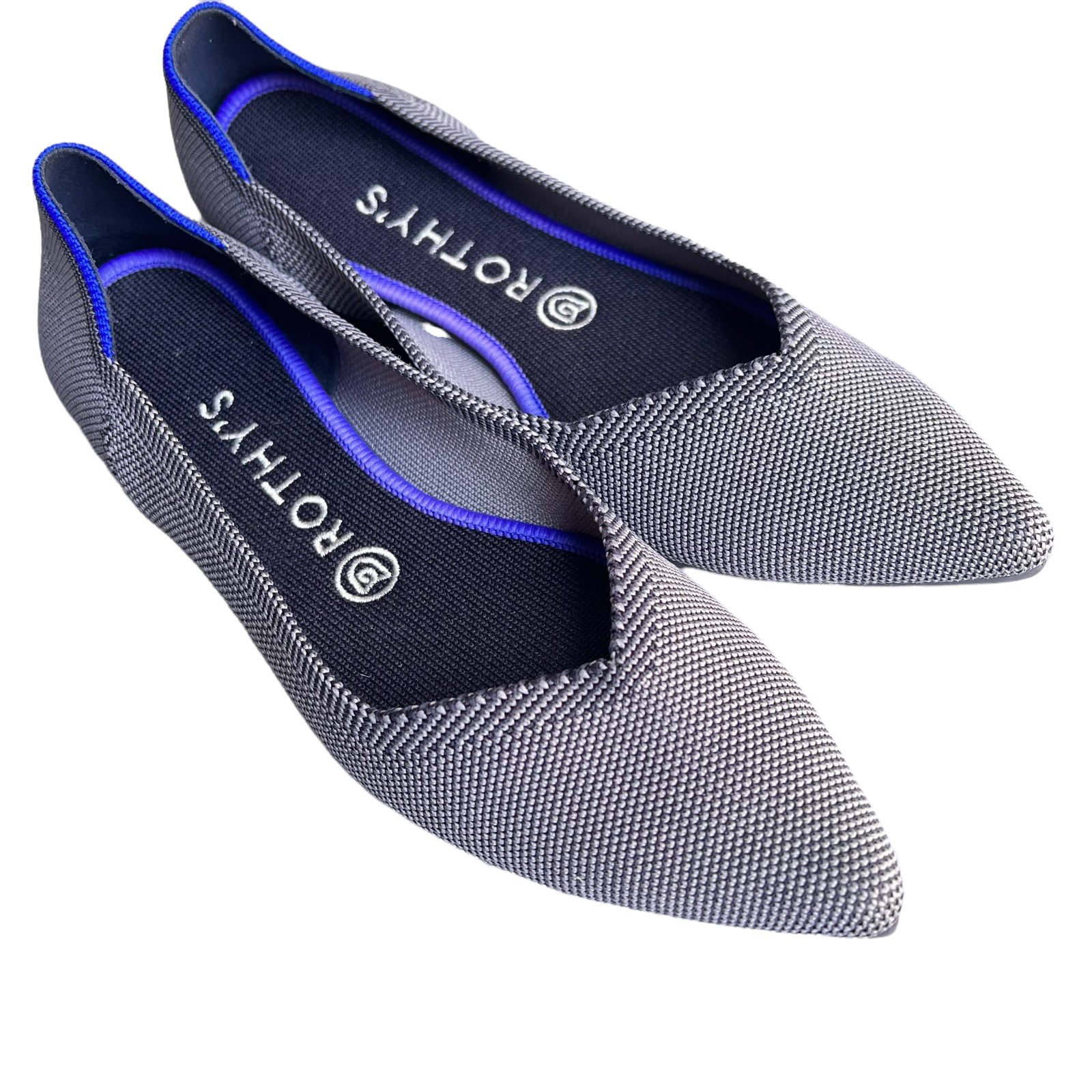Rothy's the point cloudgrey birdseye size 8.5