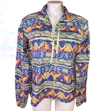 Women's Patagonia houdini jacket , Size S, Blue Orange