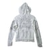 HARLEY DAVIDSON GENUINE MOTOR CLOTHES WOMENS SM WHITE FULL-ZIP HOODED SWEATSHIRT