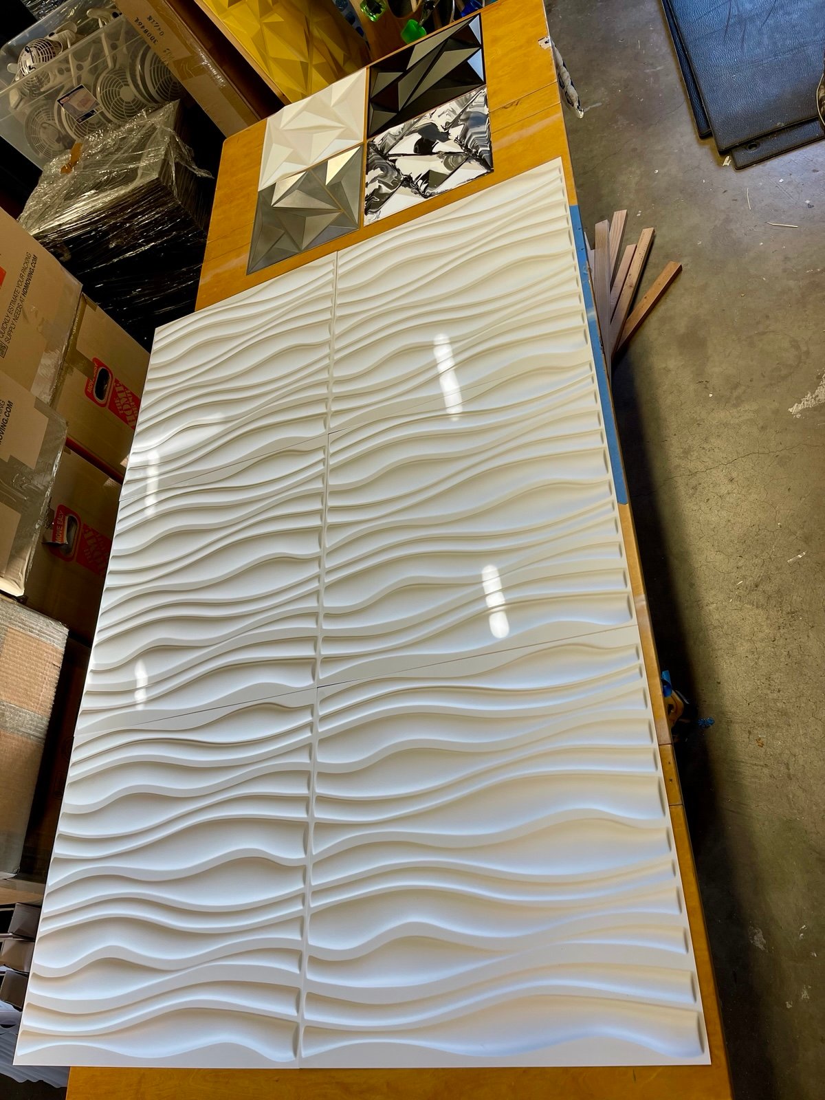 I’ll custom paint you a 3D Wavy Wall Art Acoustic Display 5ft x 3.3ft (60x40in)