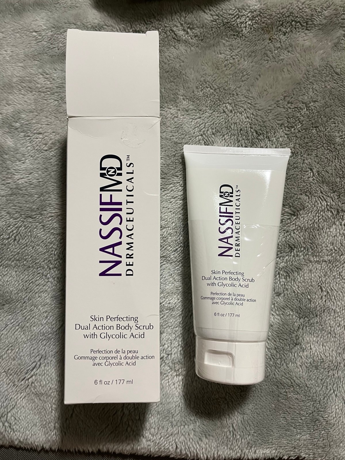 NassifMD Dermaceuticals Skin Perfecting Dual Action Body Scrub w/ Glycolic Acid