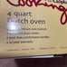 Cooking with Calphalon Dutch oven 4qt St