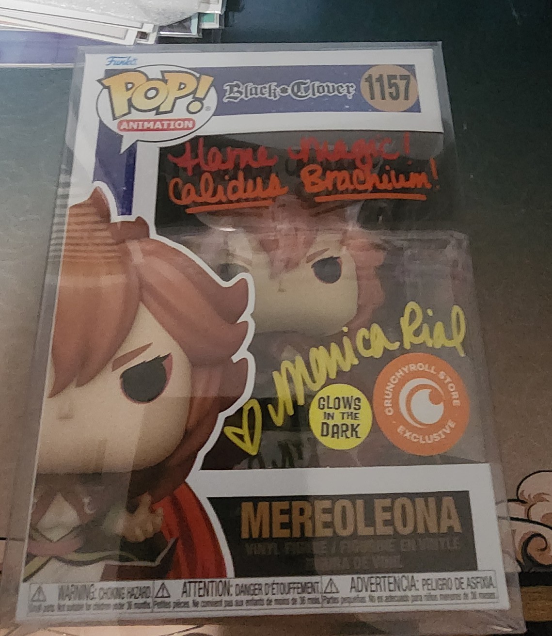 Funko Pop Black Clover Meroleona Signed