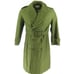 Vintage 50s US Army 107 Coat Overcoat S Short Green Liner Military Korea Belted