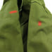 Vintage 50s US Army 107 Coat Overcoat S Short Green Liner Military Korea Belted