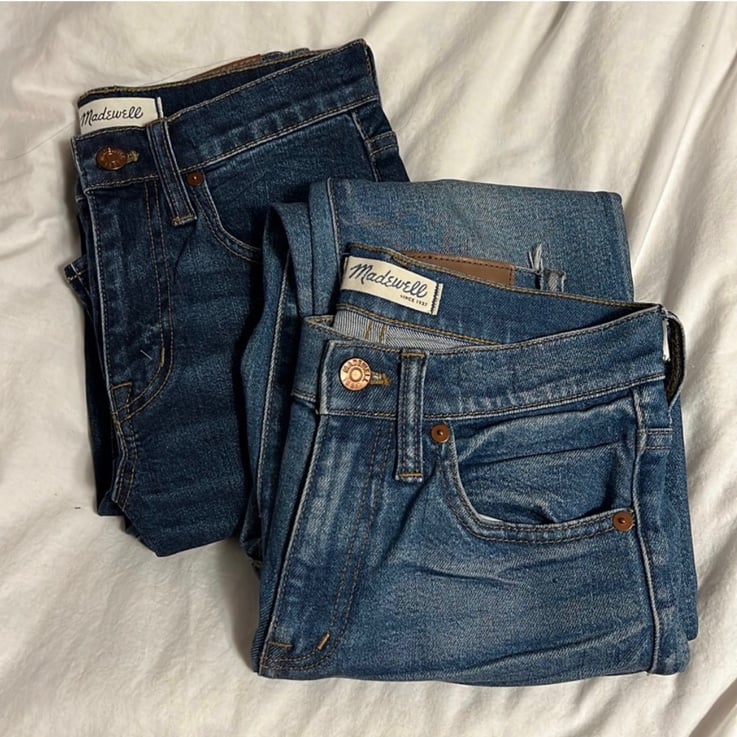 Two pairs of Madewell jeans 24